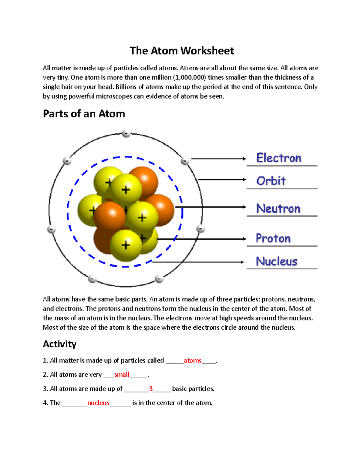 01a The Atom Worksheet Understanding Basic Atomic Structure Studocu 01a The Atom Worksheet Understanding Basic Atomic Structure Studocu