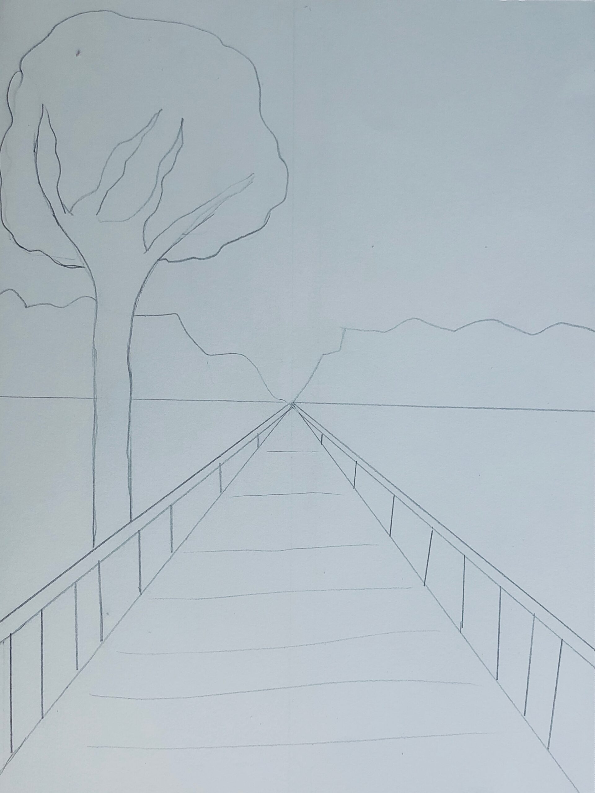 1 Point Perspective Drawing