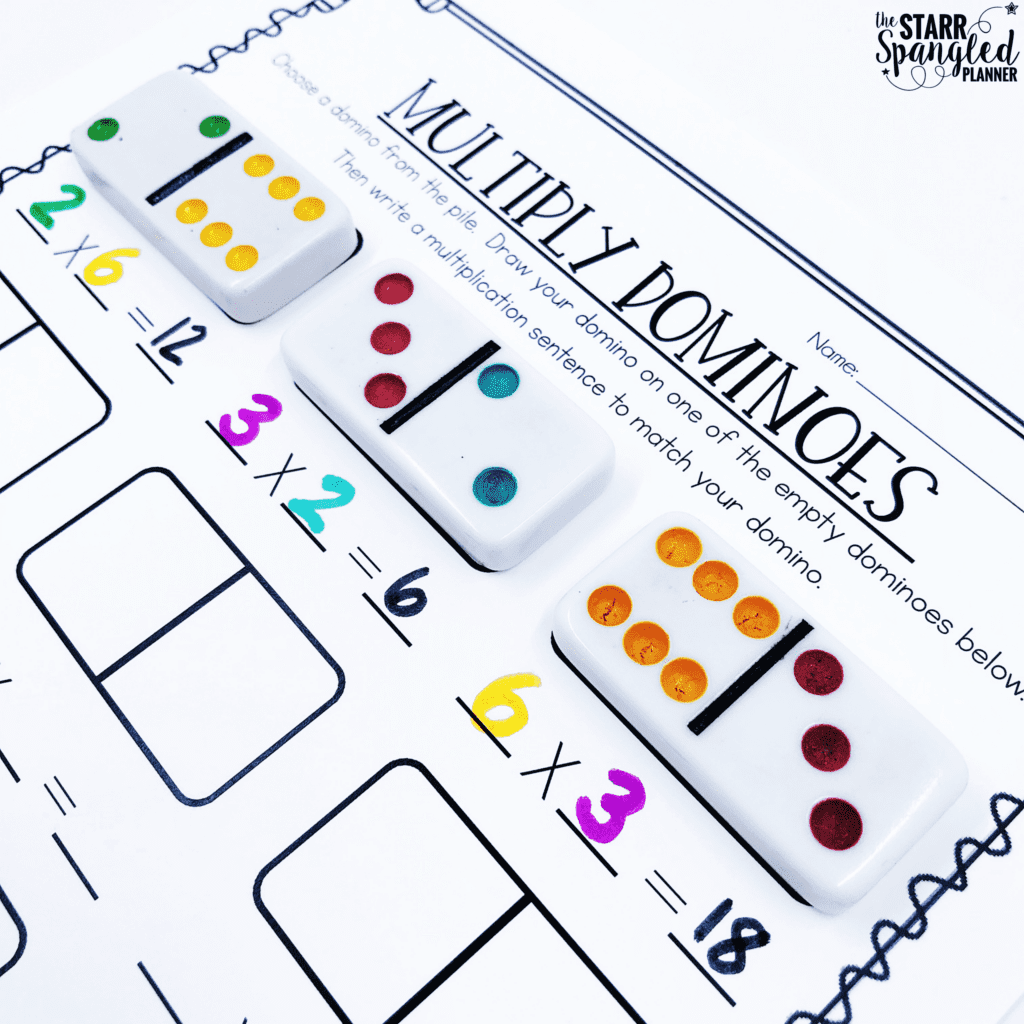 10 Multiplication Math Center Games Activities 50 Fun Hands On Activities To Teach Multiplication