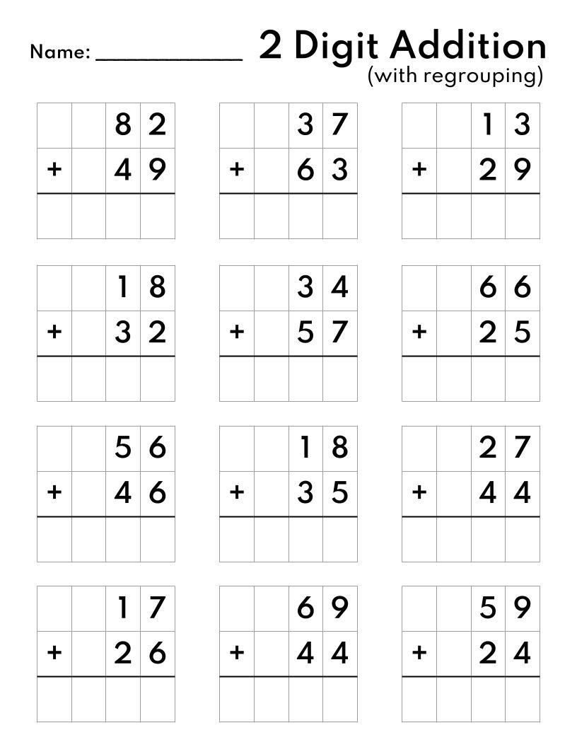 2nd Grade Addition Worksheets Superstar Worksheets