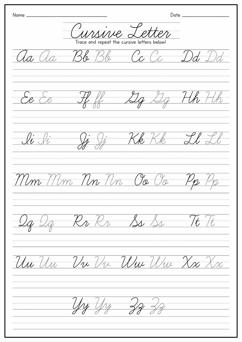 14 Cursive Tracing Words Worksheets Free PDF At Worksheeto