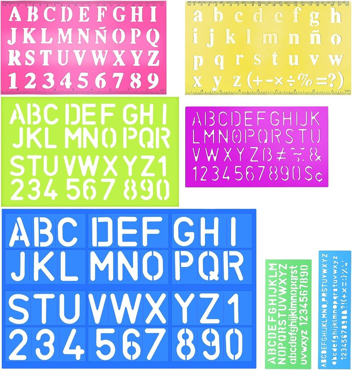14 Pieces Letter Stencils Set Letter Stencil Uganda Ubuy Karty Large Letter Stencils Kit Durable 10 X 14 Plastic Set Of 3 Pieces For Painting Journaling Scrapbooking Signs Kids Art Projects Reusable Easy To Trace Amazon Ae Arts Crafts