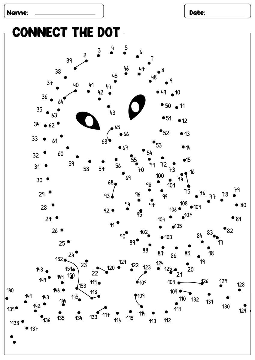 17 Advanced Dot To Dot Worksheets Free PDF At Worksheeto