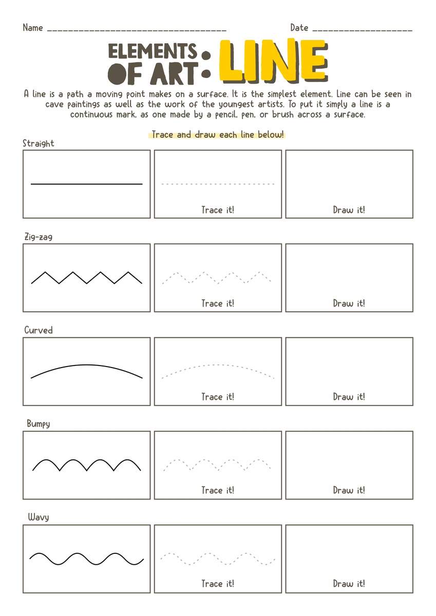 Curved Line Tracing Worksheets For Kindergarten Free