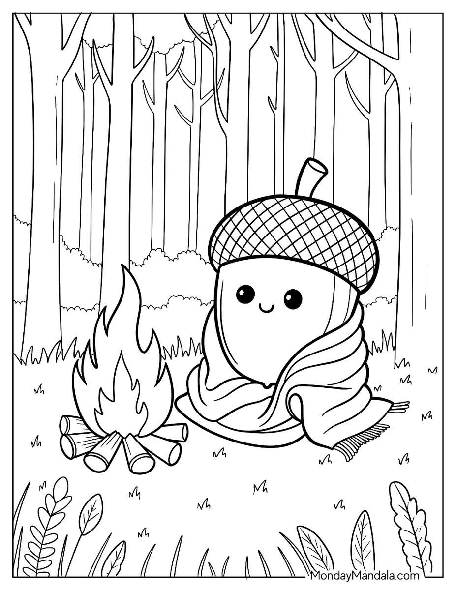 20 Acorn Coloring Pages Free PDF Printables 20 Acorn Coloring Pages Free PDF Printables