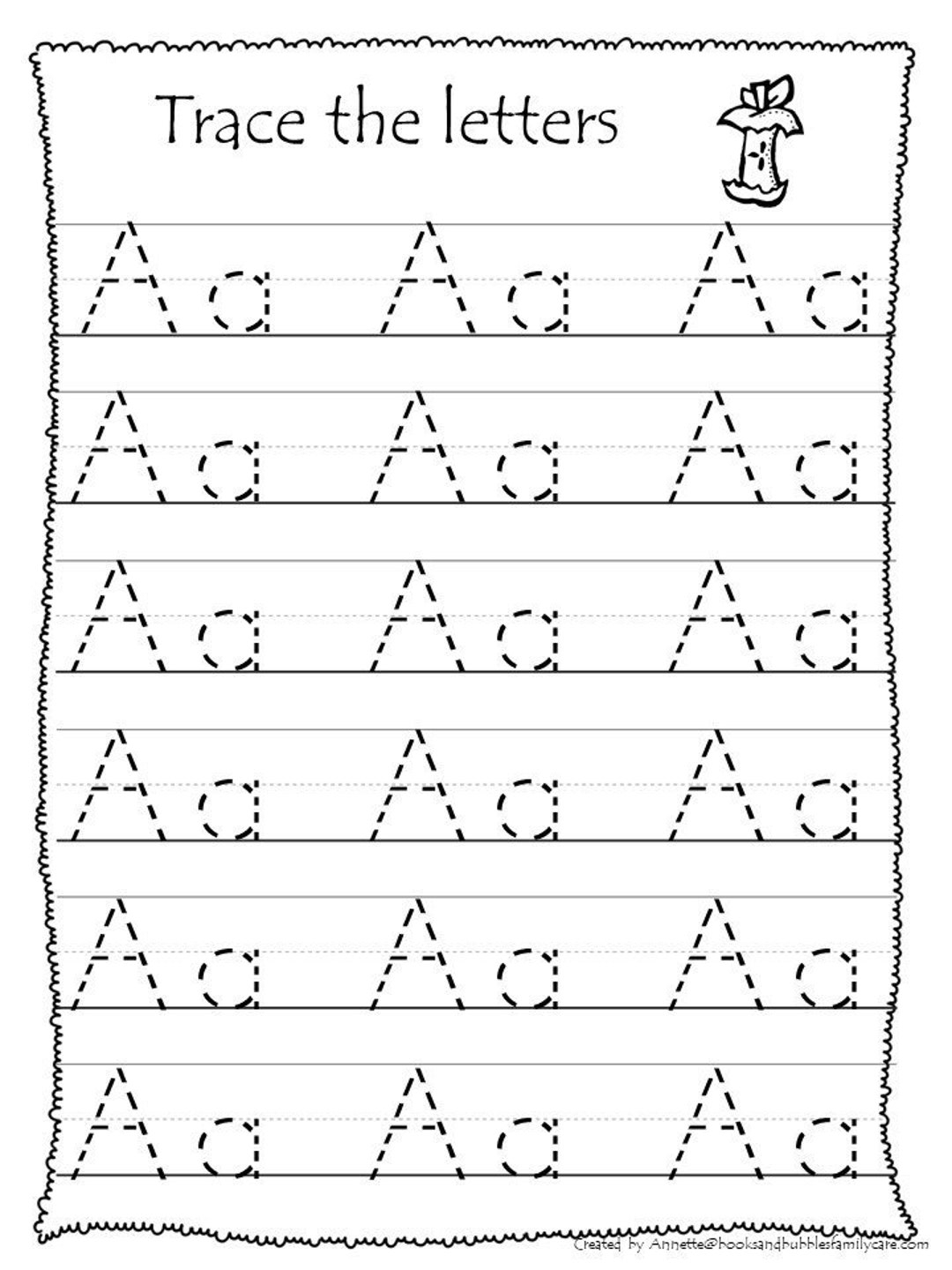 Letter Tracing Alphabet Worksheet Hi Res Stock Photography And Images Alamy