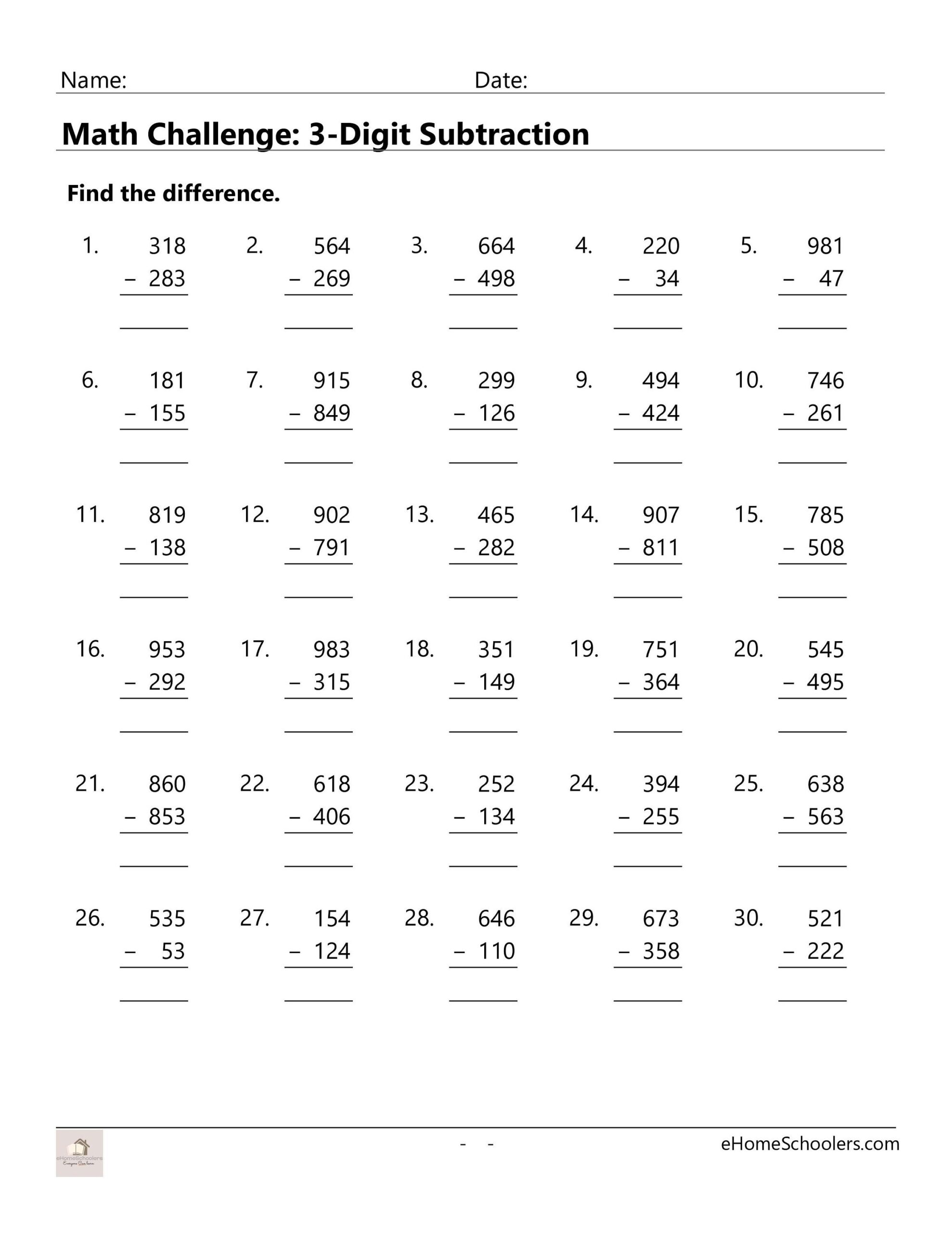 2nd Grade 60 Addition And Subtraction Math Worksheets With Answer Keys Printable Digital Worksheets For Goodnotes Ipad Iphone Etsy
