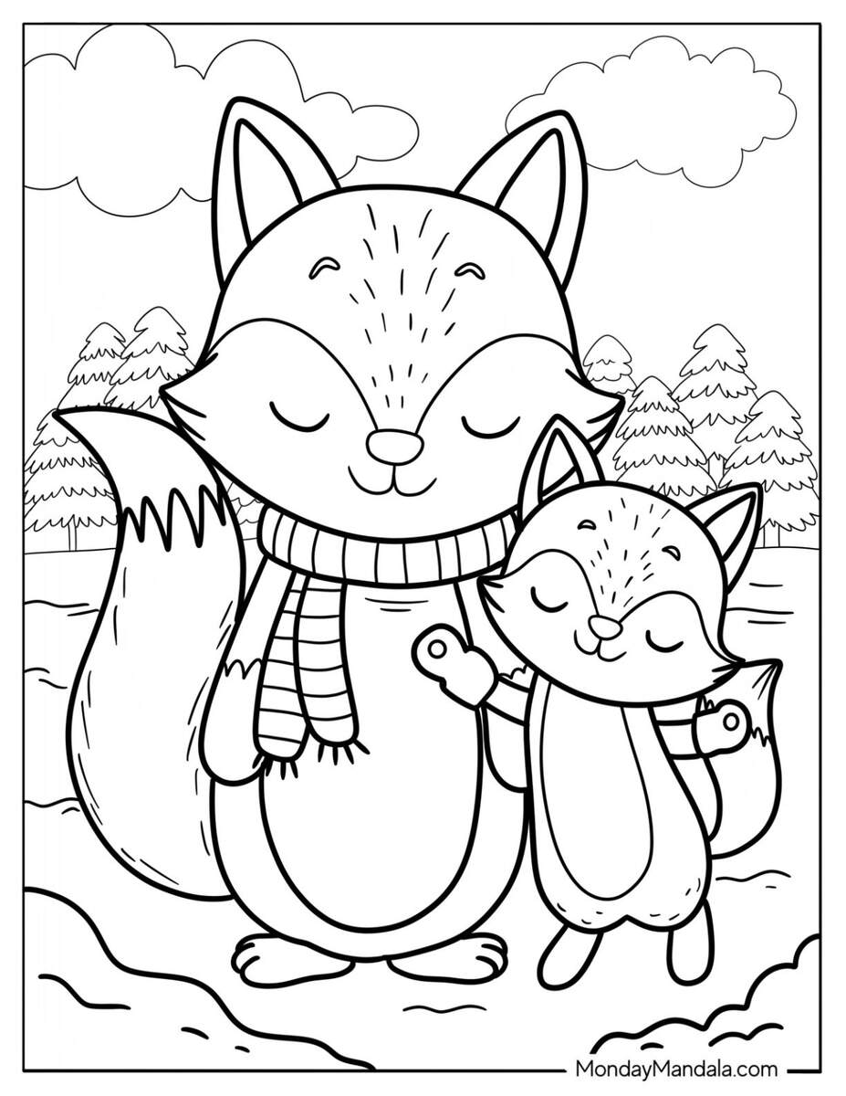 41 Fox Coloring Pages Free PDF Printables 41 Fox Coloring Pages Free PDF Printables