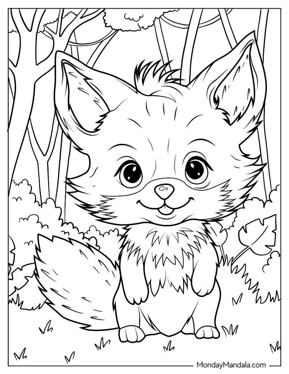 41 Fox Coloring Pages Free PDF Printables 41 Fox Coloring Pages Free PDF Printables