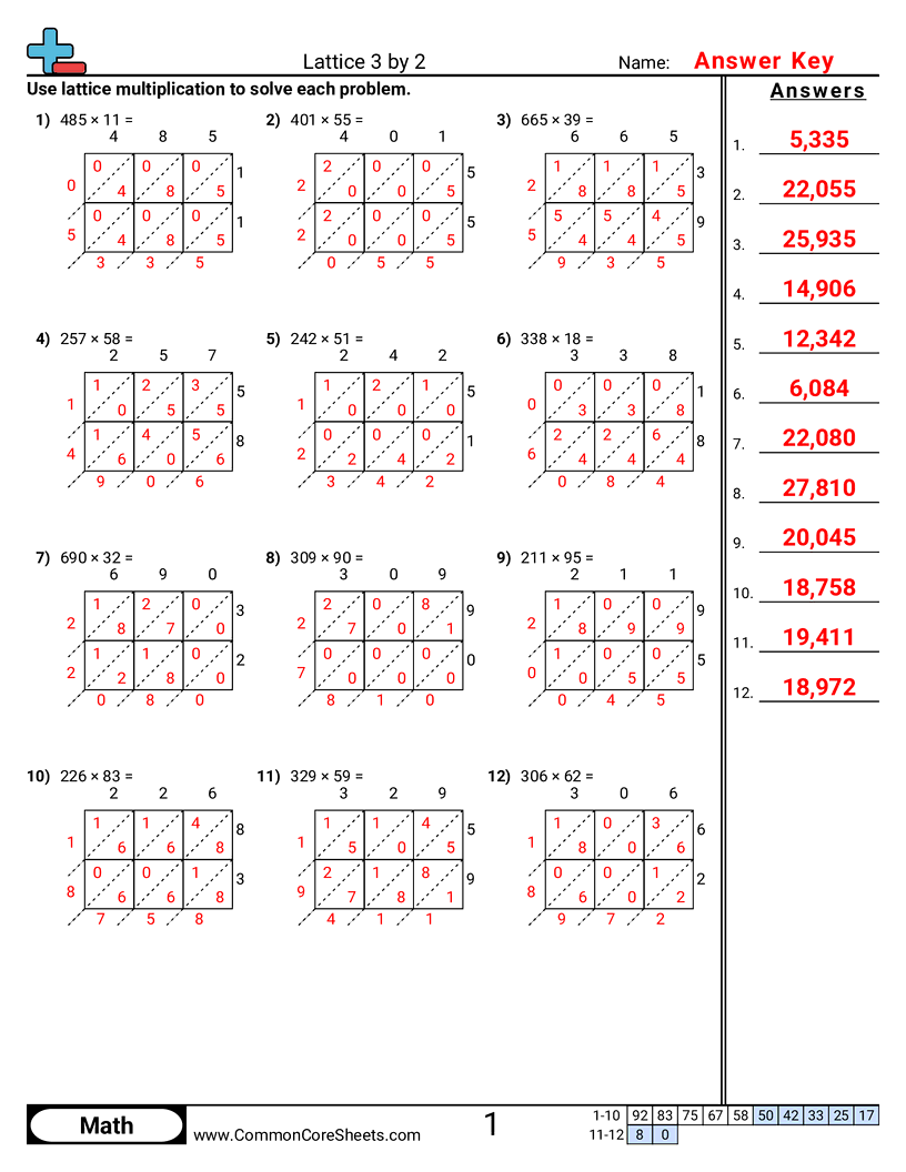 5th Grade Multiplication Worksheets 5th Grade Multiplication Worksheets