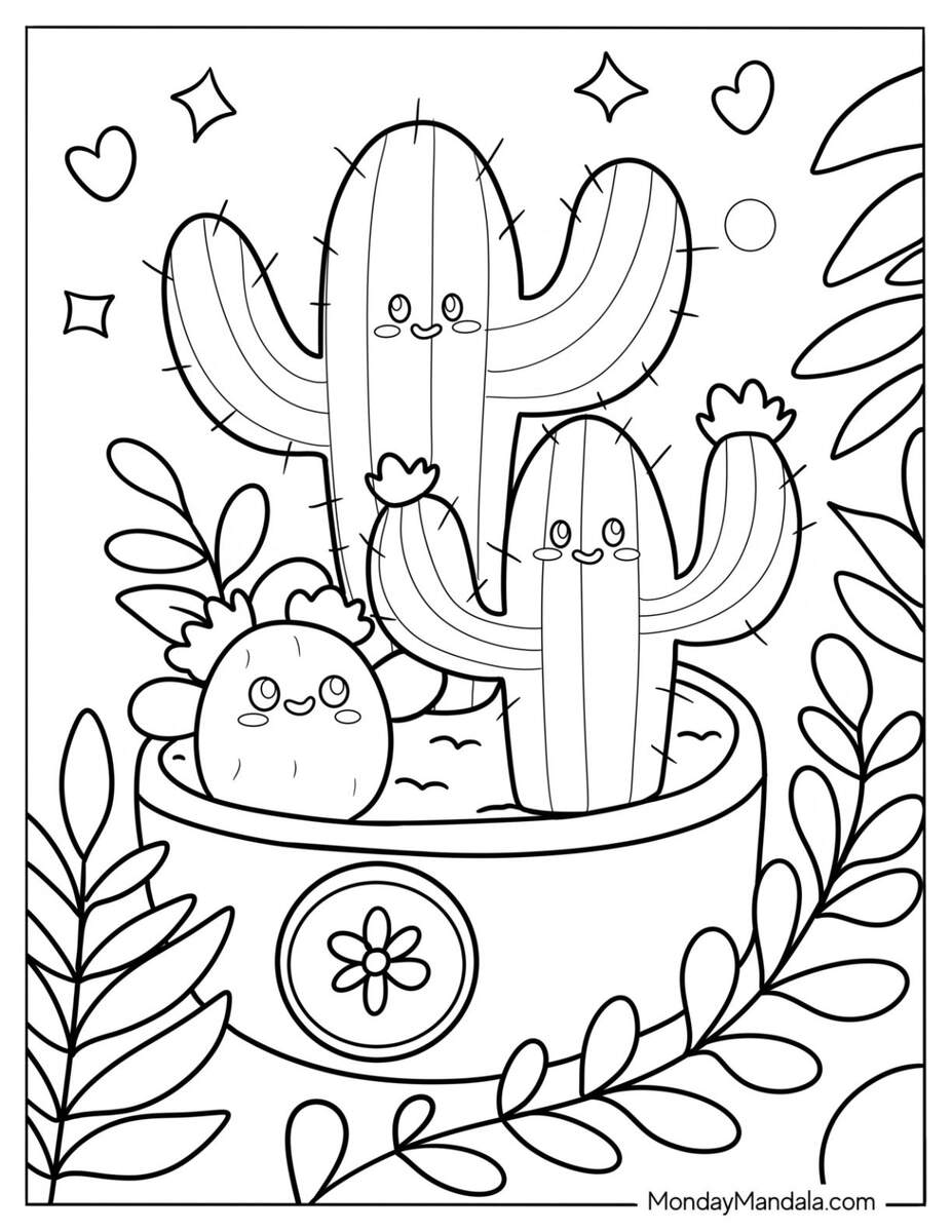 70 Cute Coloring Pages Free PDF Printables