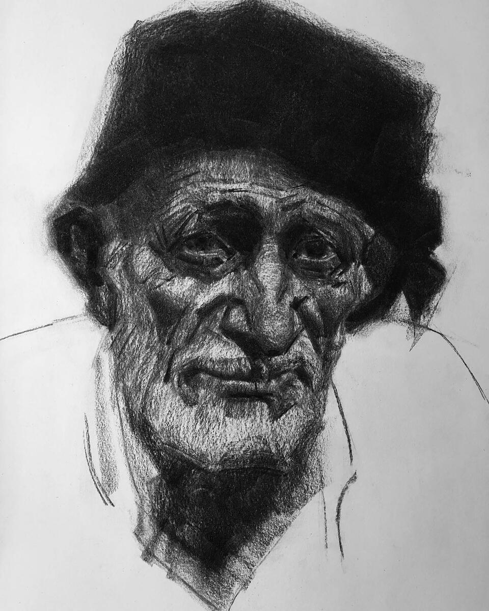 A Step By Step Portrait Drawing With Vine Charcoal Juan Realism Today