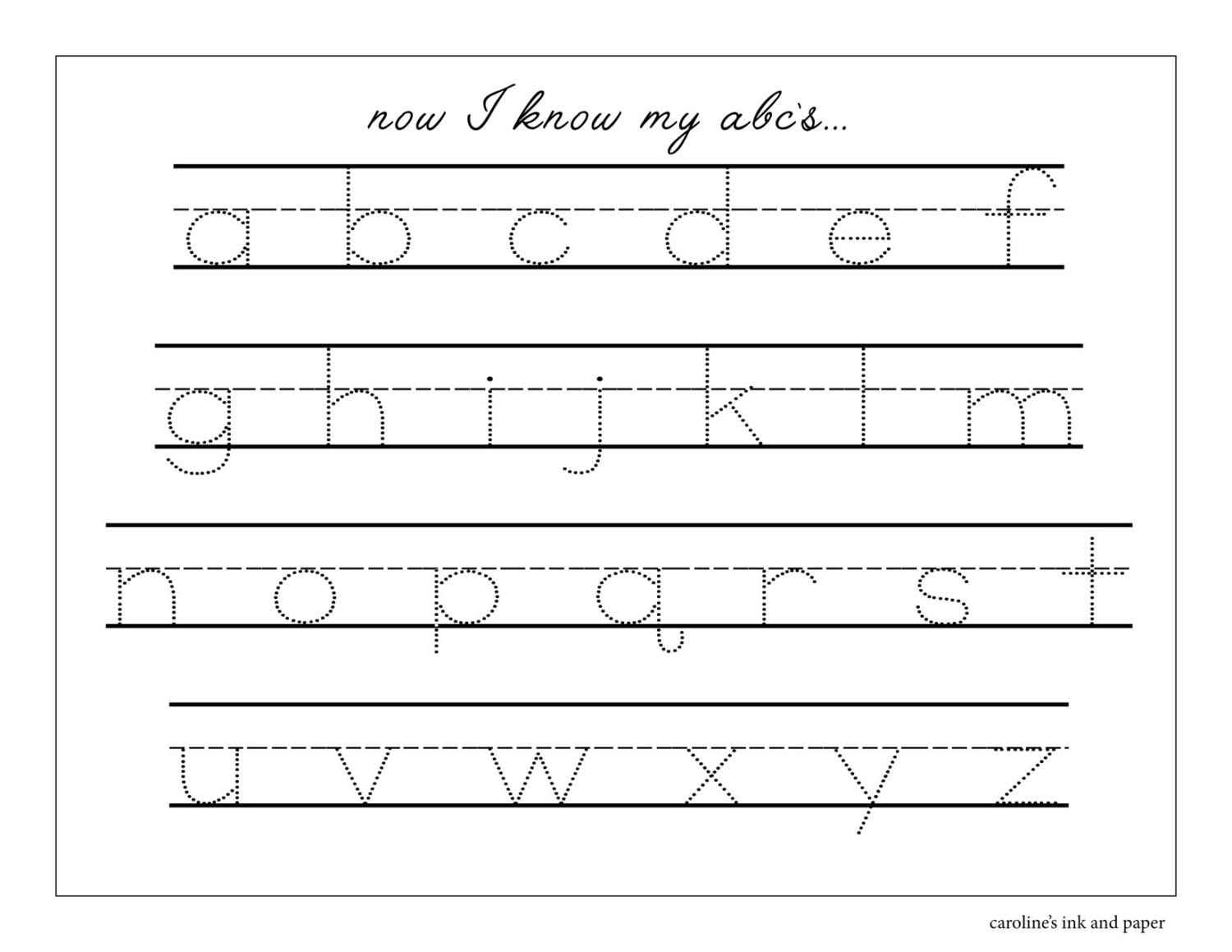 Abc Lowercase Help Your Child Preschooler Learn Their Alphabets INSTANT DOWNLOAD Etsy Hong Kong