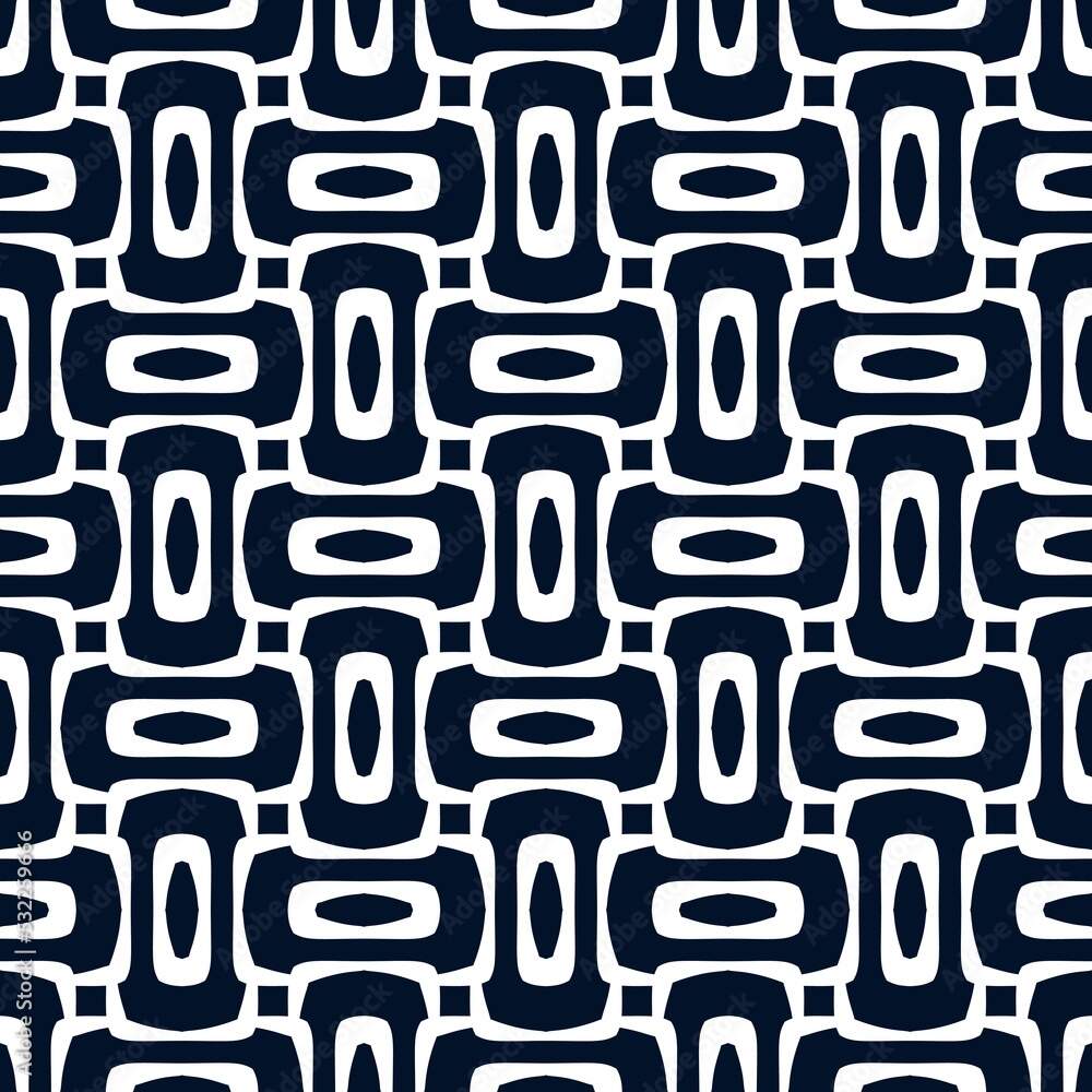 Abstract Rectangle Line Shape Geometric Motif Basic Pattern Continuous Ornate Background Modern Fabric Design Textile Swatch Ladies Dress Man Shirt All Over Block Print Contrasting Colours Palette Stock Vector Adobe Stock Wreathed FREE Quilt Block Pattern Eye Candy Quilts