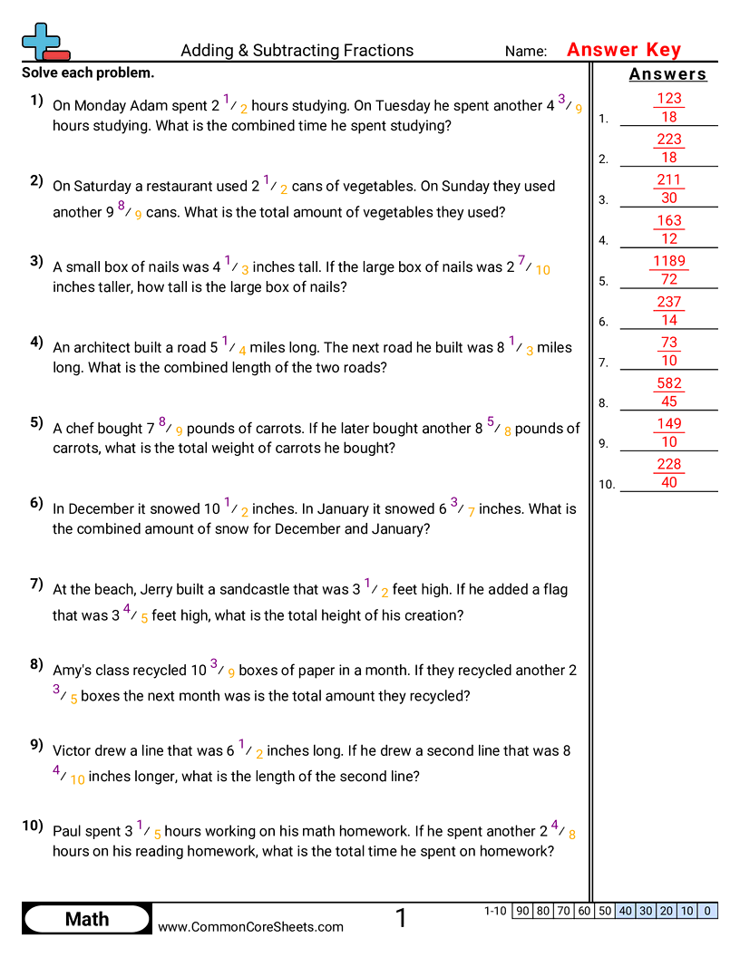 Adding Subtracting Fractions Worksheet Download Fraction Word Problems With Like Denominators 4th Grade Worksheet Studocu