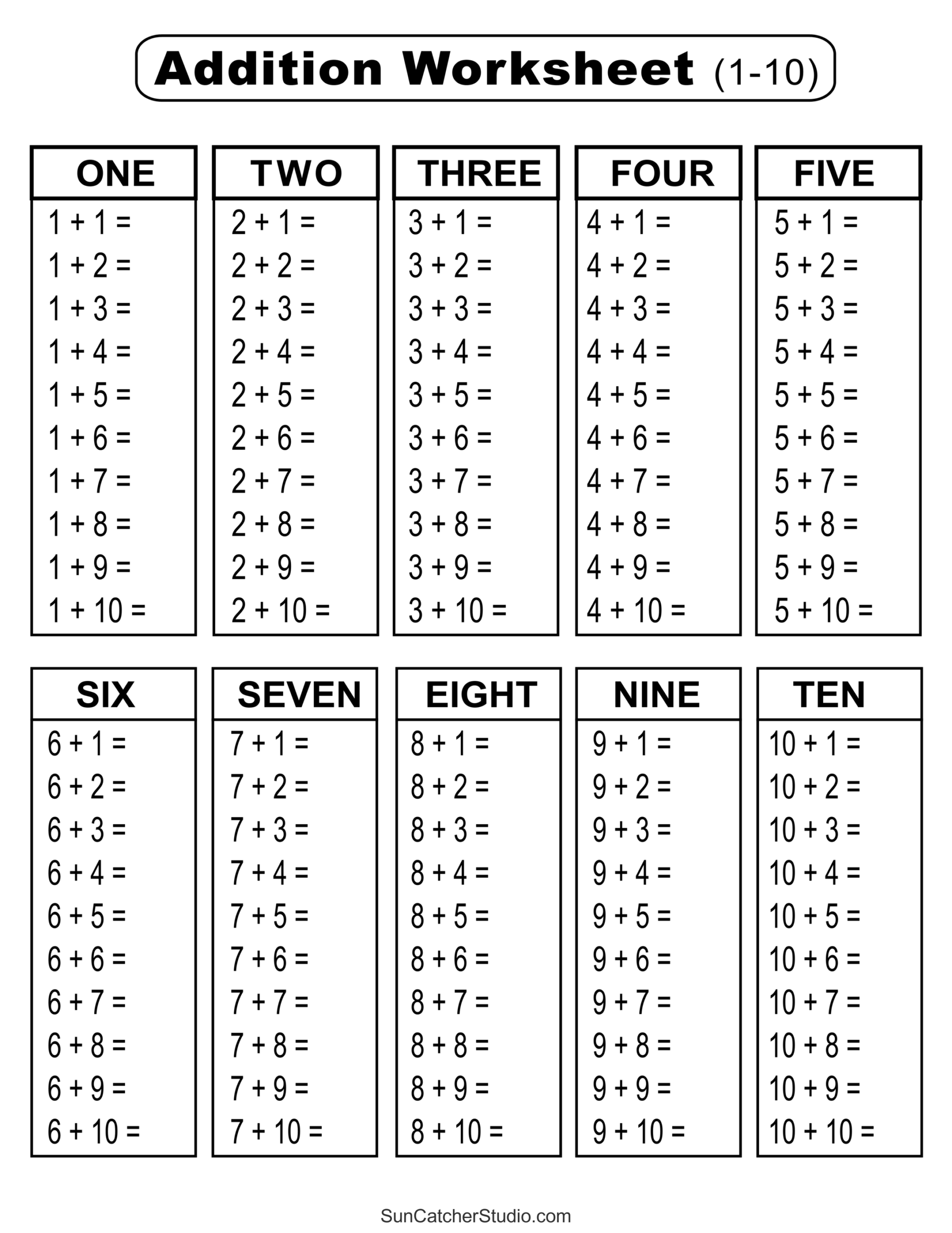 Addition Charts Tables Worksheets Free Printable PDF Files Free Printables Lettering SVG Files Tools Apps Addition Charts Tables Worksheets Free Printable PDF Files Free Printables Lettering SVG Files Tools Apps