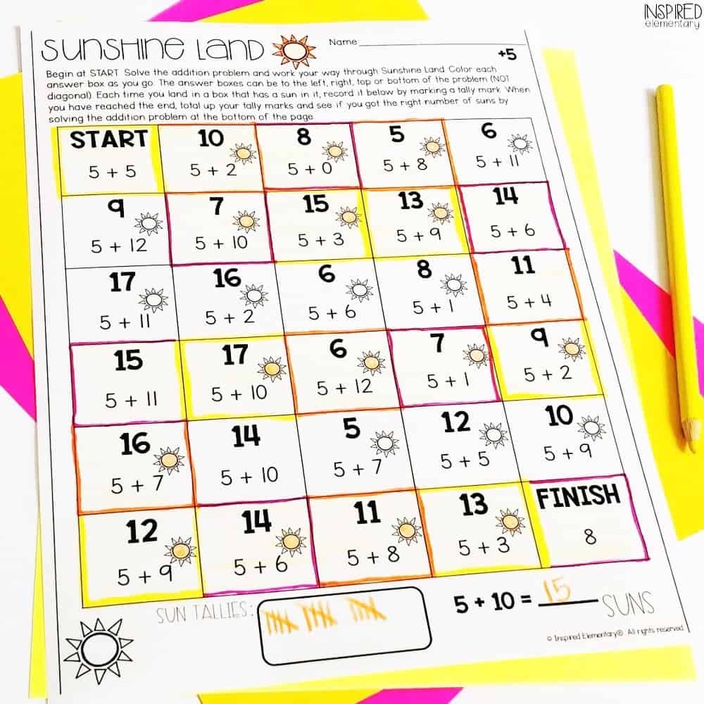 Addition Games For Math Fact Fluency Inspired Elementary Addition Games For Math Fact Fluency Inspired Elementary