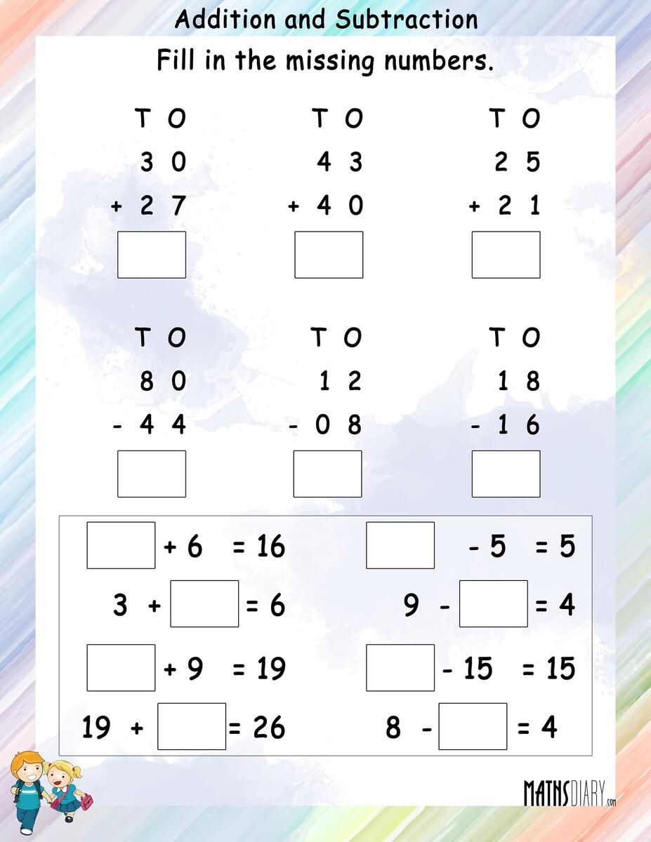 Addition Subtraction Math Worksheets MathsDiary Free Addition And Subtraction Worksheet 3 Digit Numbers With Regrouping Free Worksheets Free4Classrooms