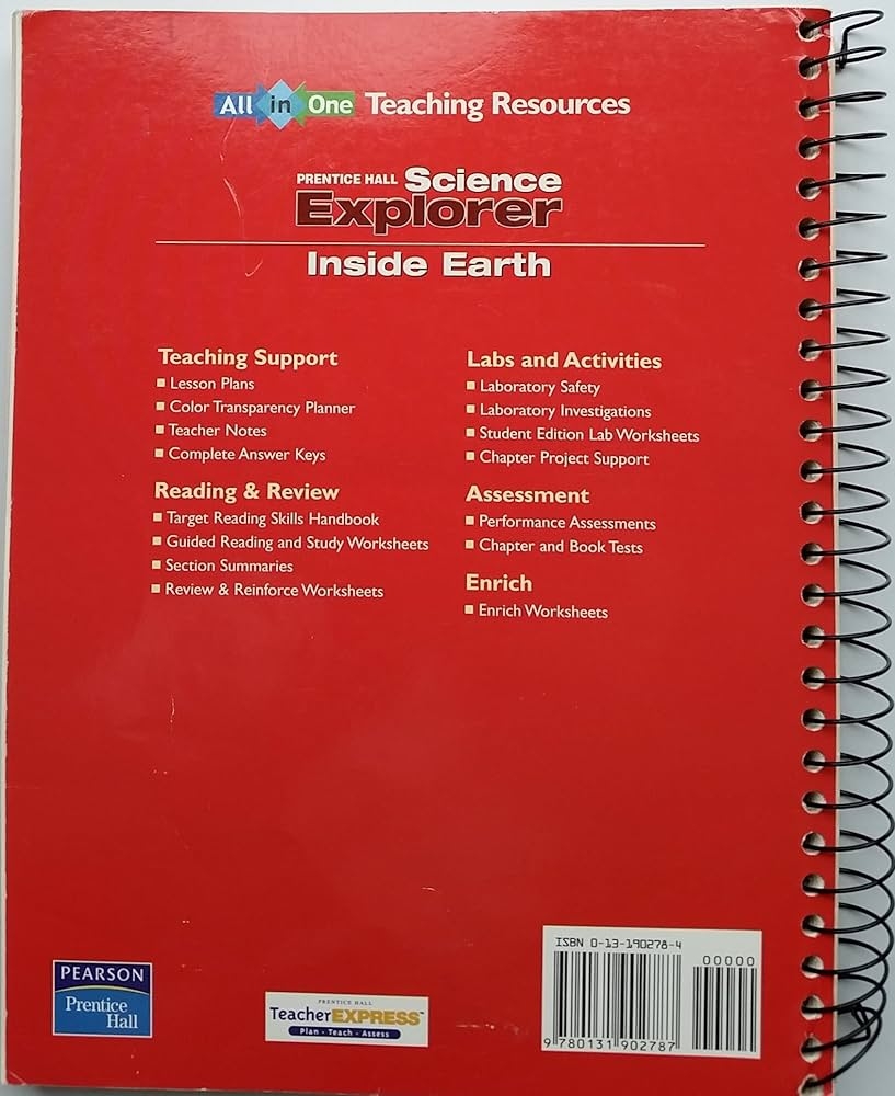 All In One TEACHING RESOURCES Inside Earth Prentice Hall Science Explorer Pearson Education 9780131902787 Amazon Books All In One TEACHING RESOURCES Inside Earth Prentice Hall Science Explorer Pearson Education 9780131902787 Amazon Books