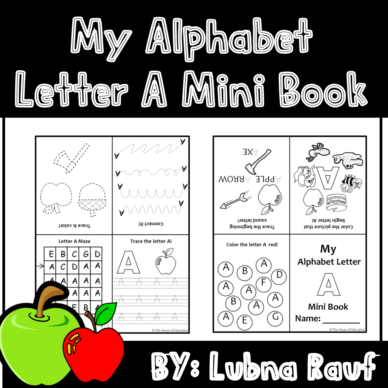 Alphabet Uppercase Letter L Mini Book Foldable Mini Book Made By Teachers