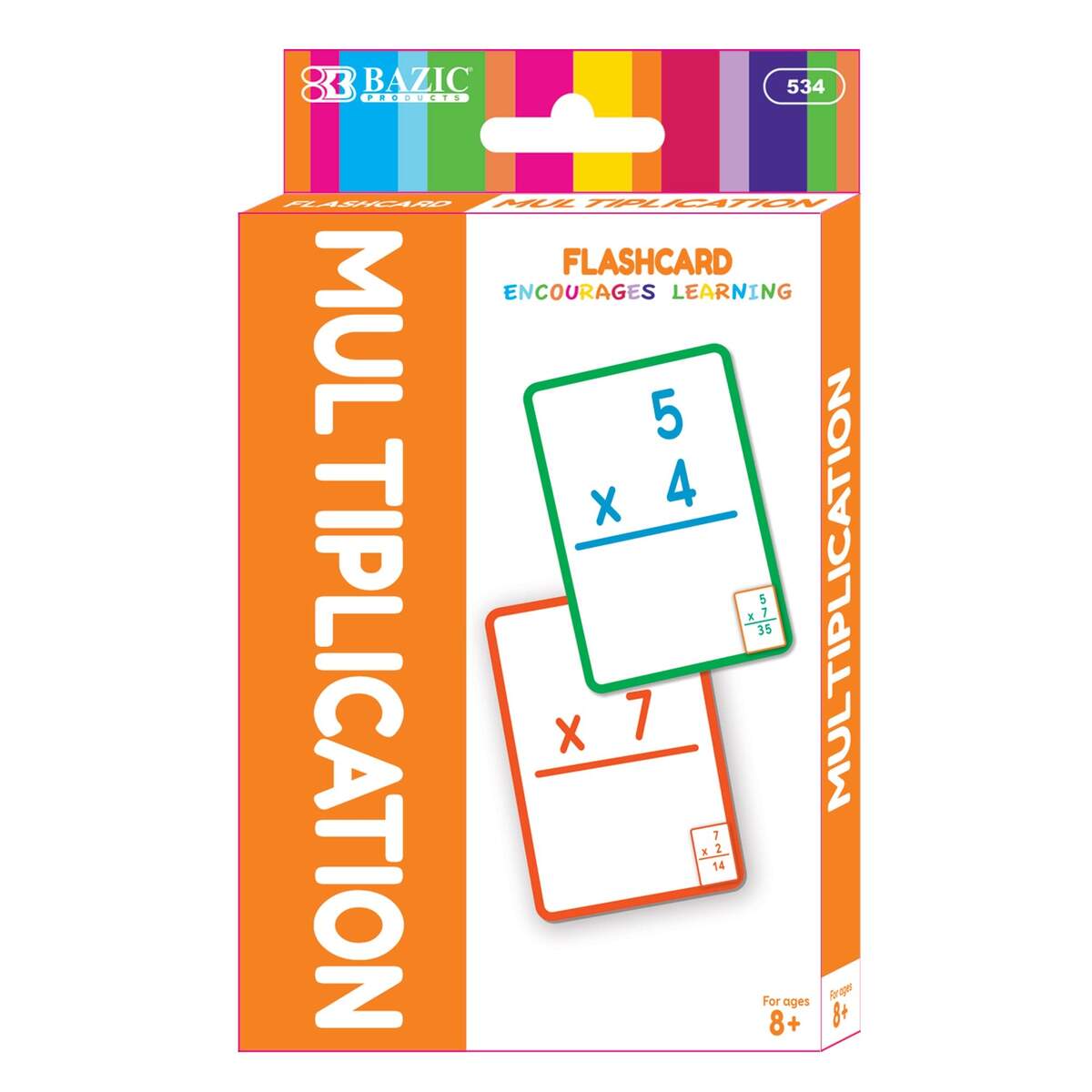 Amazon BAZIC Multiplication Flash Cards 36 Pack Toys Games