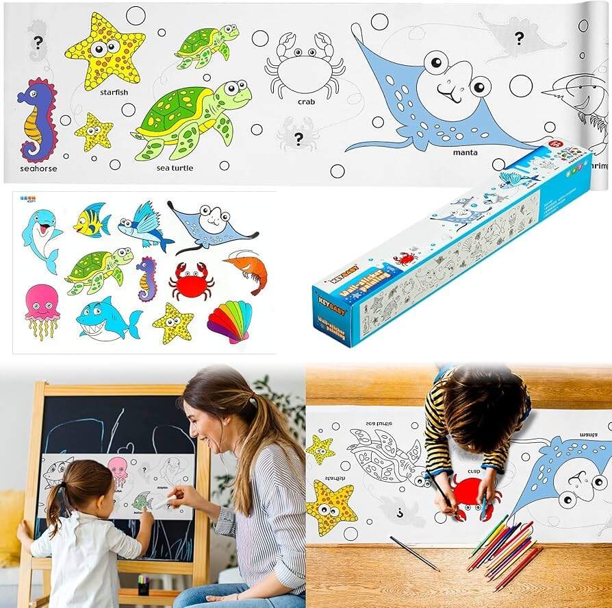 Amazon Children S Drawing Roll Coloring Paper Roll For Kids Gift 120 11 8 Inches DIY Painting Drawing Paper Roll Sticky Drawing Paper Roll Early Educational Toys For Kids Ocean Arts Crafts Sewing Amazon Children S Drawing Roll Coloring Paper Roll For Kids Gift 120 11 8 Inches DIY Painting Drawing Paper Roll Sticky Drawing Paper Roll Early Educational Toys For Kids Ocean Arts Crafts Sewing