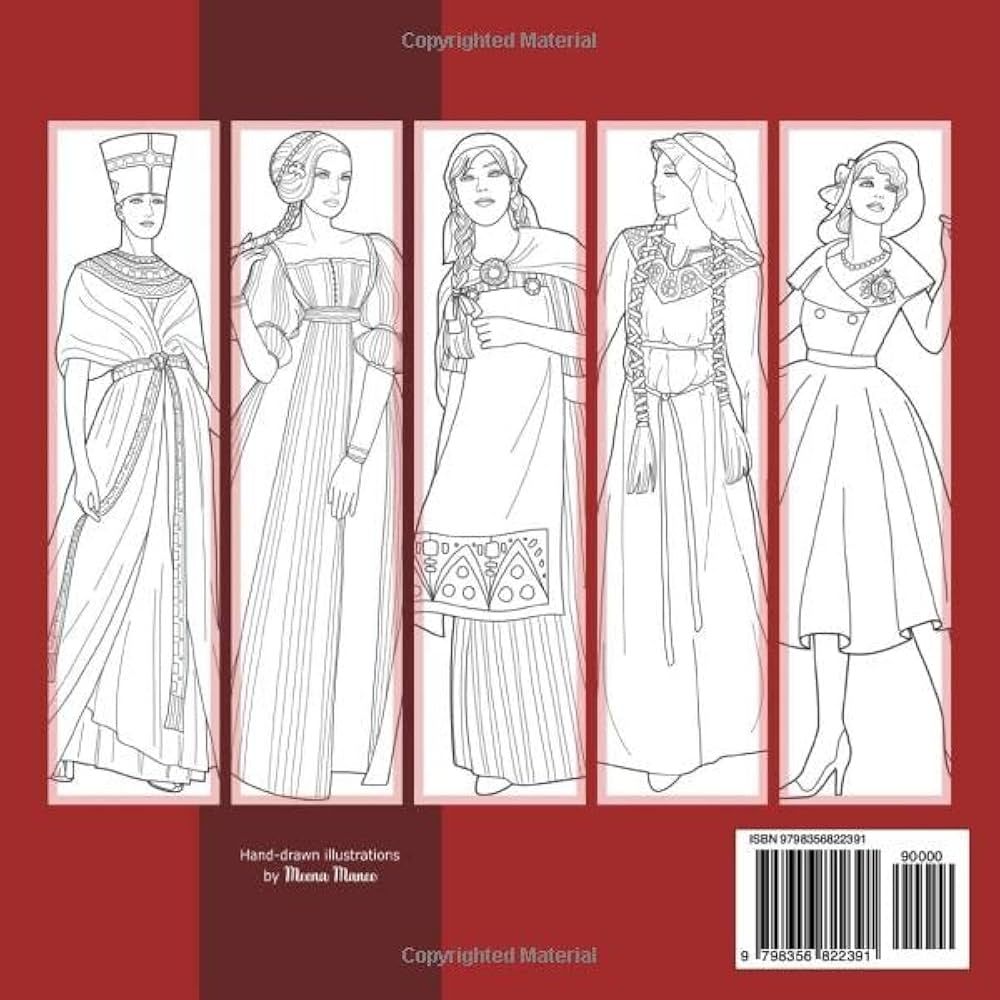 Amazon Historical Fashion Coloring Book The 5000 Year Journey Of Western Fashion History From Ancient Egypt To Late 20th Century 9798356822391 T S Meena Manee Books Amazon Historical Fashion Coloring Book The 5000 Year Journey Of Western Fashion History From Ancient Egypt To Late 20th Century 9798356822391 T S Meena Manee Books