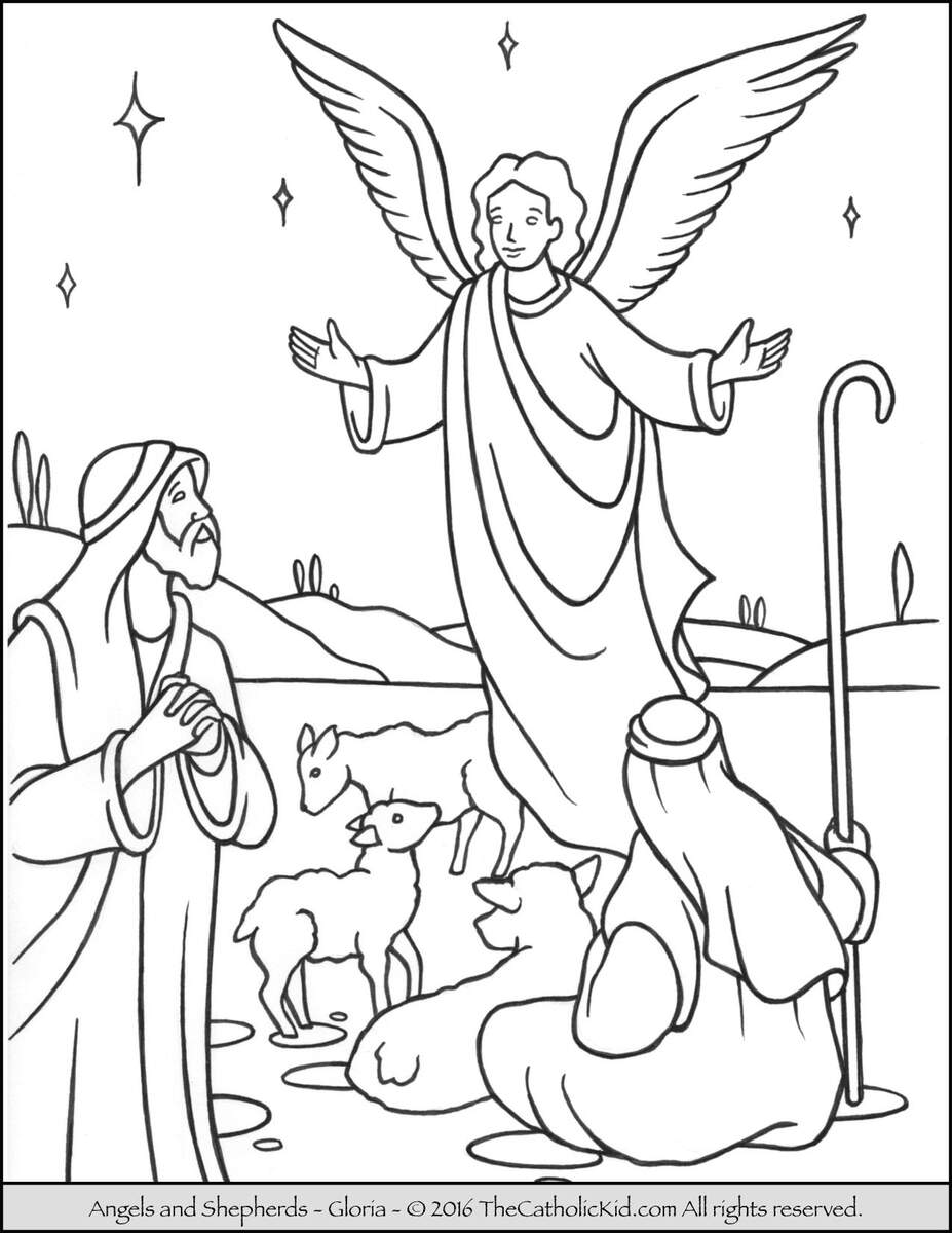 Angels Archives The Catholic Kid Catholic Coloring Pages And Games For Children