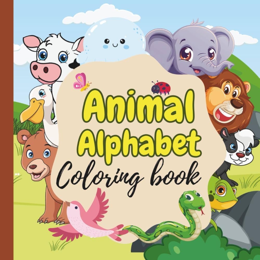 Animal Alphabet Coloring Book A To Z Animal Coloring Book For Kids Ages 3 6 King QQ 9798283529974 Amazon Books Animal Alphabet Coloring Book A To Z Animal Coloring Book For Kids Ages 3 6 King QQ 9798283529974 Amazon Books