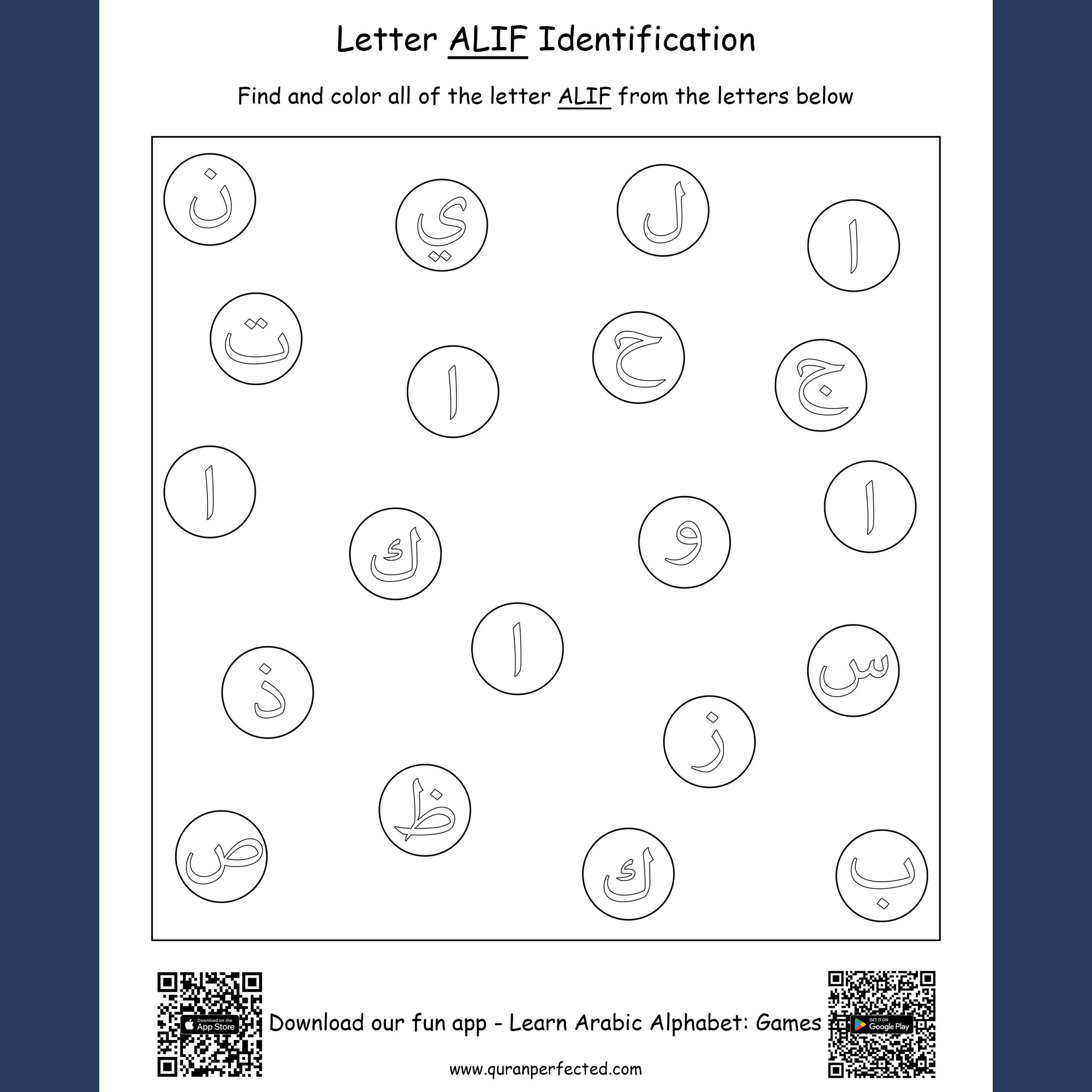 Arabic Alphabet Activities Printable Worksheets For Kids In 2023