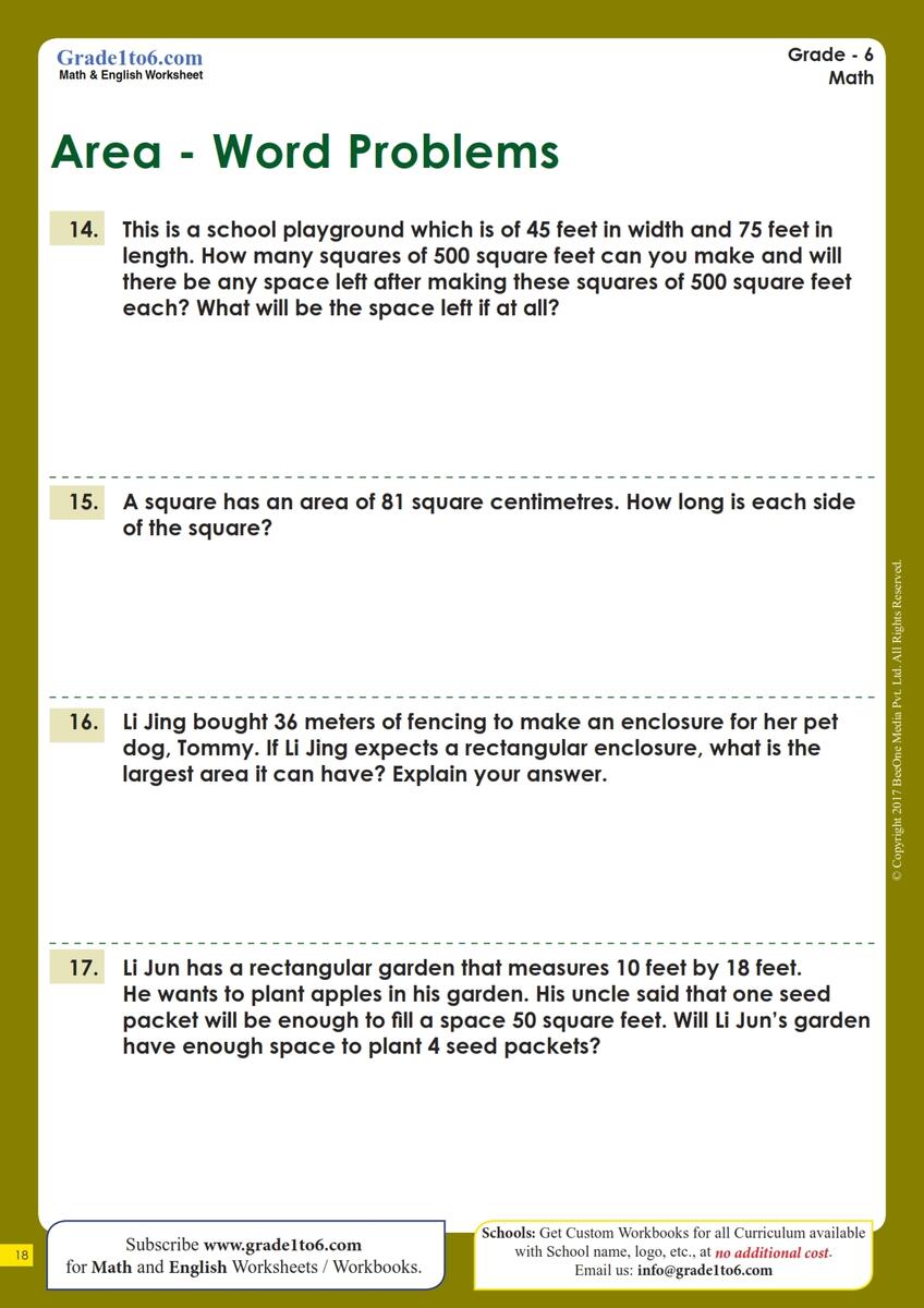 Free Area And Perimeter Word Problems Worksheet Pdf Download Free Area And Perimeter Word Problems Worksheet Pdf Png Images Free Worksheets On Clipart Library