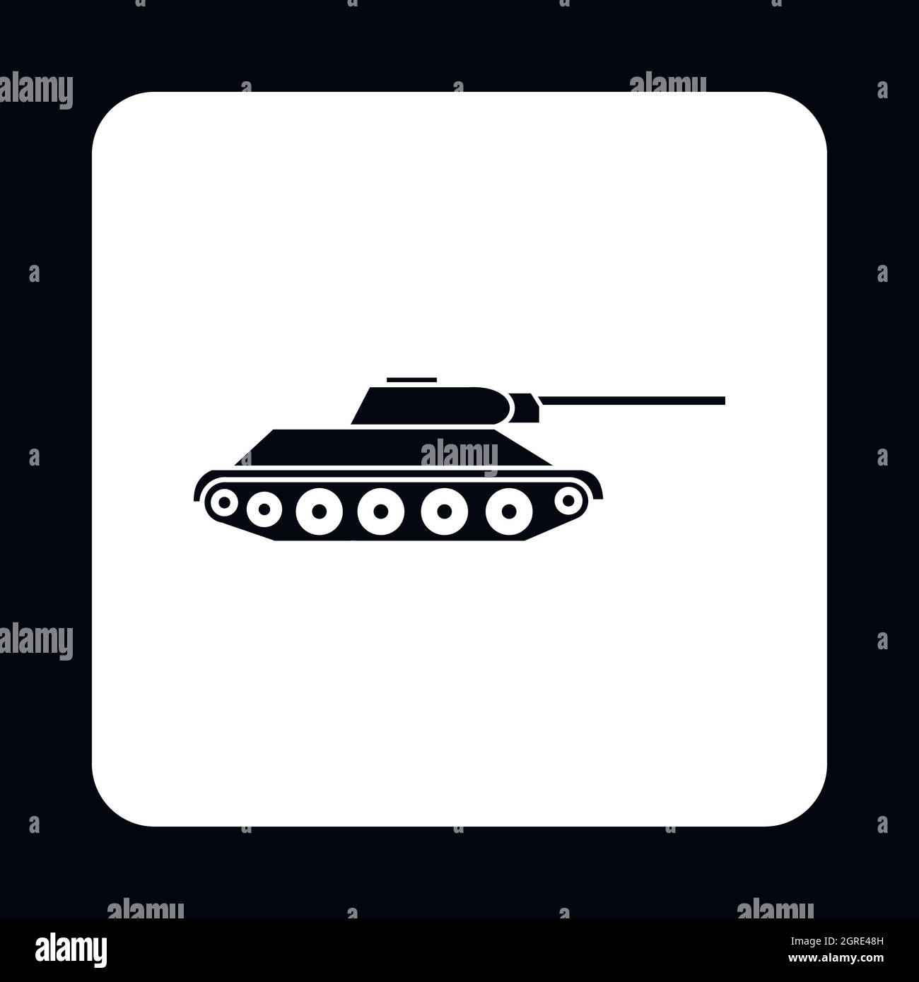 Army Battle Tank Icon In Hi Res Stock Photography And Images Alamy