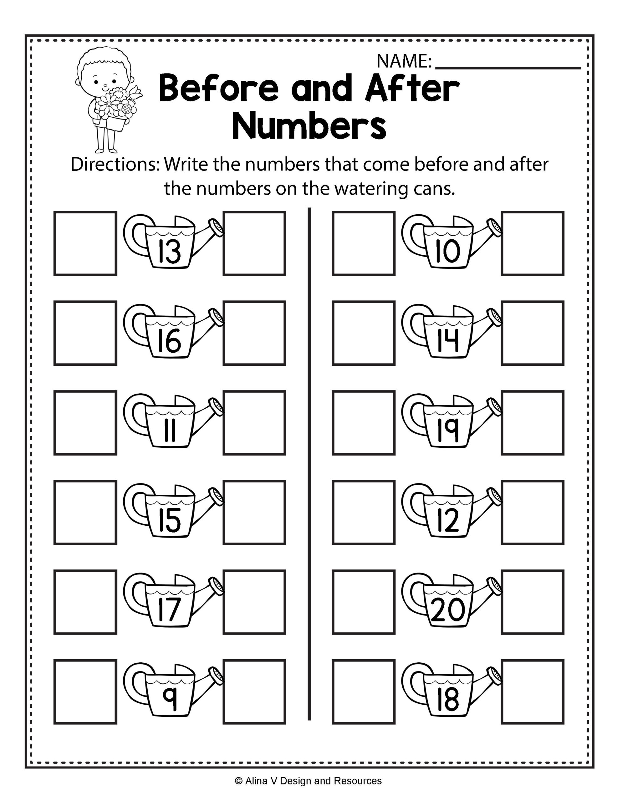 Before And After Numbers Spring Math Worksheets And Activities Worksheets Library Before And After Numbers Spring Math Worksheets And Activities Worksheets Library