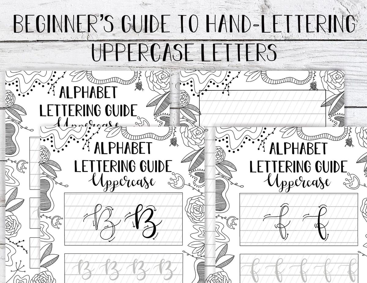 Beginner S Guide To Hand Lettering Uppercase Letter Edition Hand Drawn Hand Lettered How To Lettering Lettering Guide Practice Etsy Beginner S Guide To Hand Lettering Uppercase Letter Edition Hand Drawn Hand Lettered How To Lettering Lettering Guide Practice Etsy