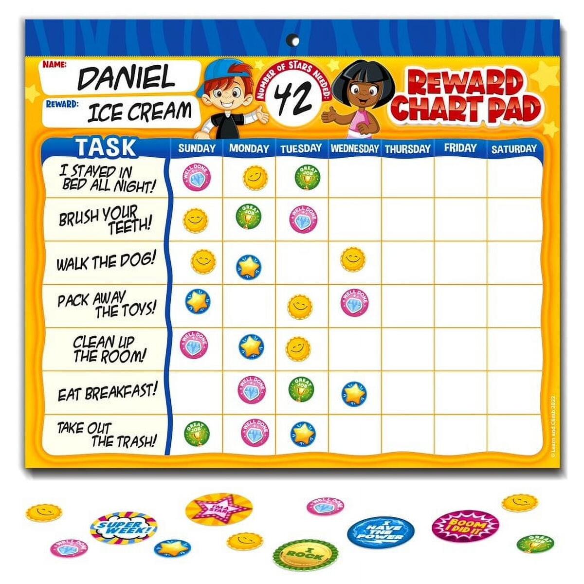 Behavior Reward Chart System For Kids 26 Chore Charts 2800 Stickers Fridge Magnet Included Walmart Behavior Reward Chart System For Kids 26 Chore Charts 2800 Stickers Fridge Magnet Included Walmart