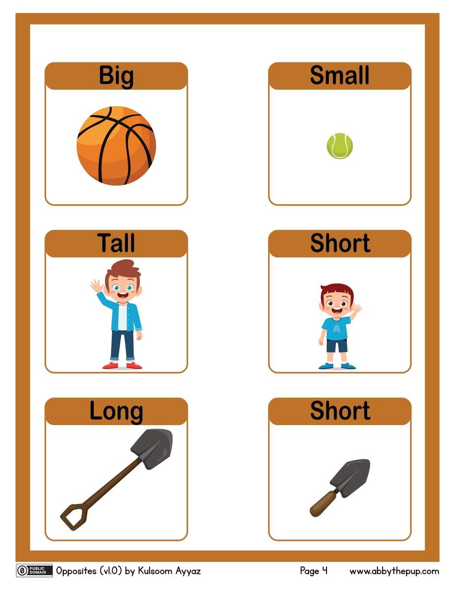 Words Small And Big Flashcard With Cartoon Characters Opposite Adjectives Explanation Card Flat Vector Illustration Stock Vector Illustration Of Flat Isolated 178976855