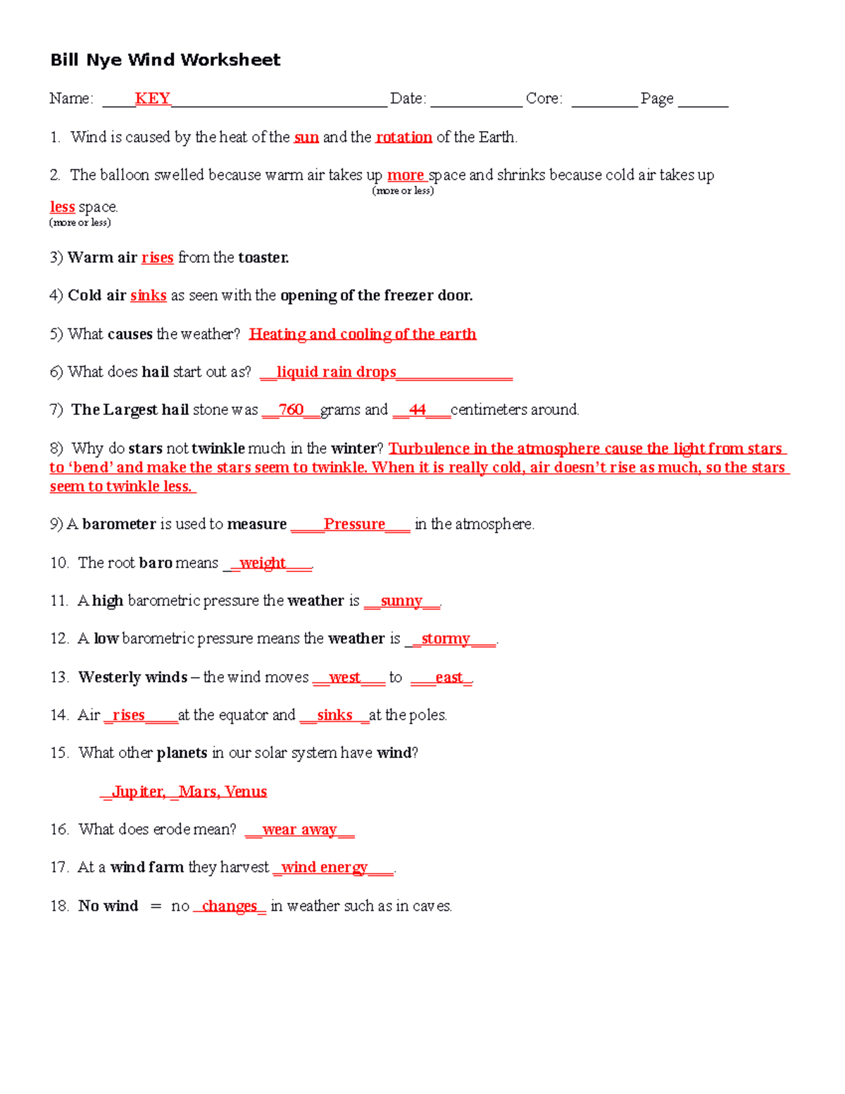 Bill Nye Wind Worksheet Key 1 1563htx Studocu