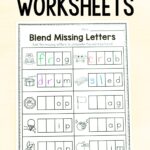 Blend Words Missing Sound Worksheets For Phonics Practice