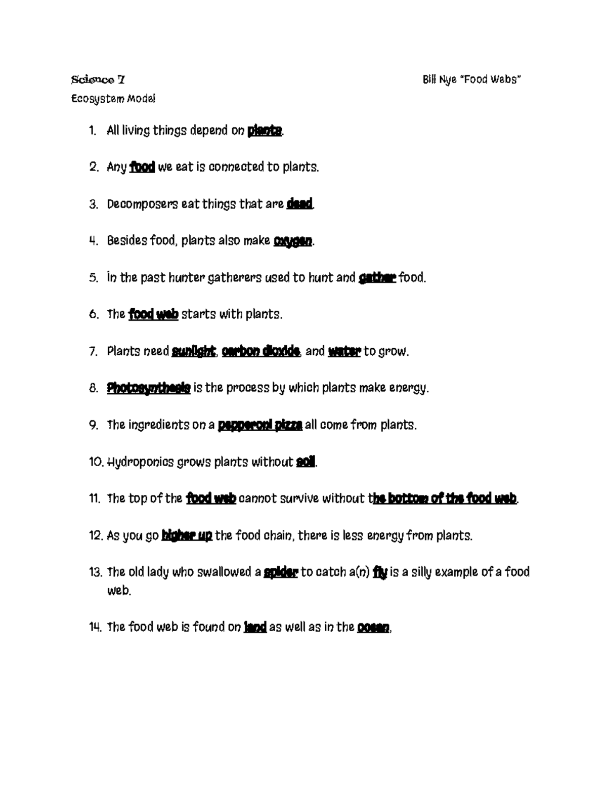 BN Science 7 Food Webs Worksheet And Ecosystem Model Insights Studocu BN Science 7 Food Webs Worksheet And Ecosystem Model Insights Studocu