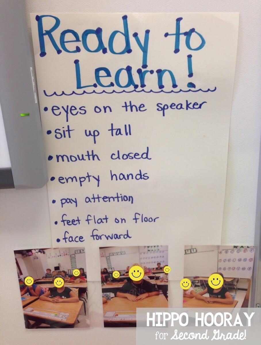 Bright Idea Using Visuals To Establish Routines And Expectations Hippo Hooray For Second Grade Bright Idea Using Visuals To Establish Routines And Expectations Hippo Hooray For Second Grade