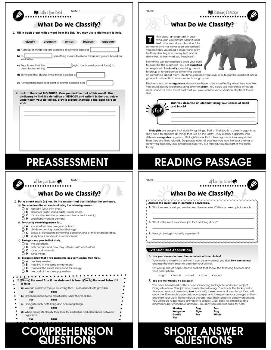 Classification Adaptation What Do We Classify Gr 5 8 By Teach Simple Classification Adaptation What Do We Classify Gr 5 8 By Teach Simple