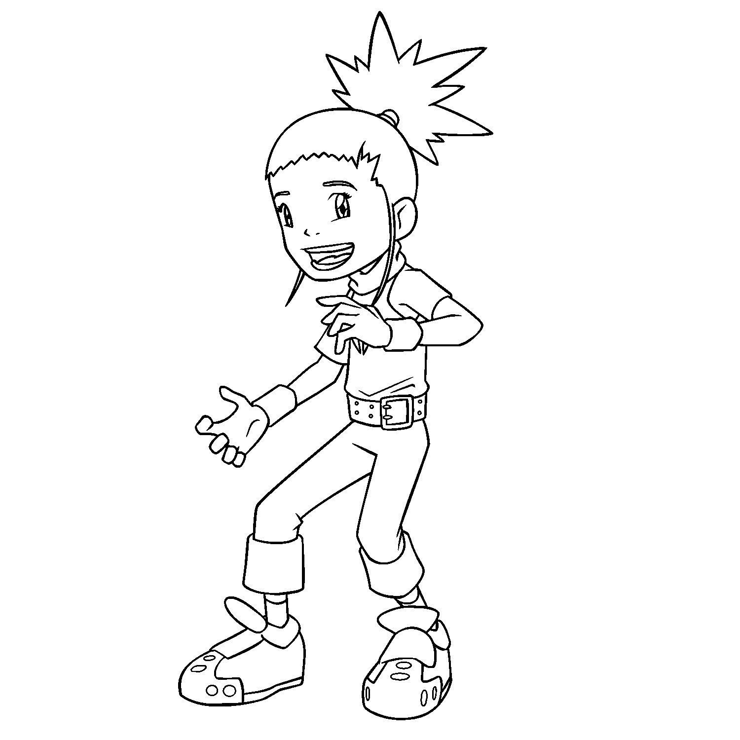 Coloring Page Digimon Coloring Pages 14
