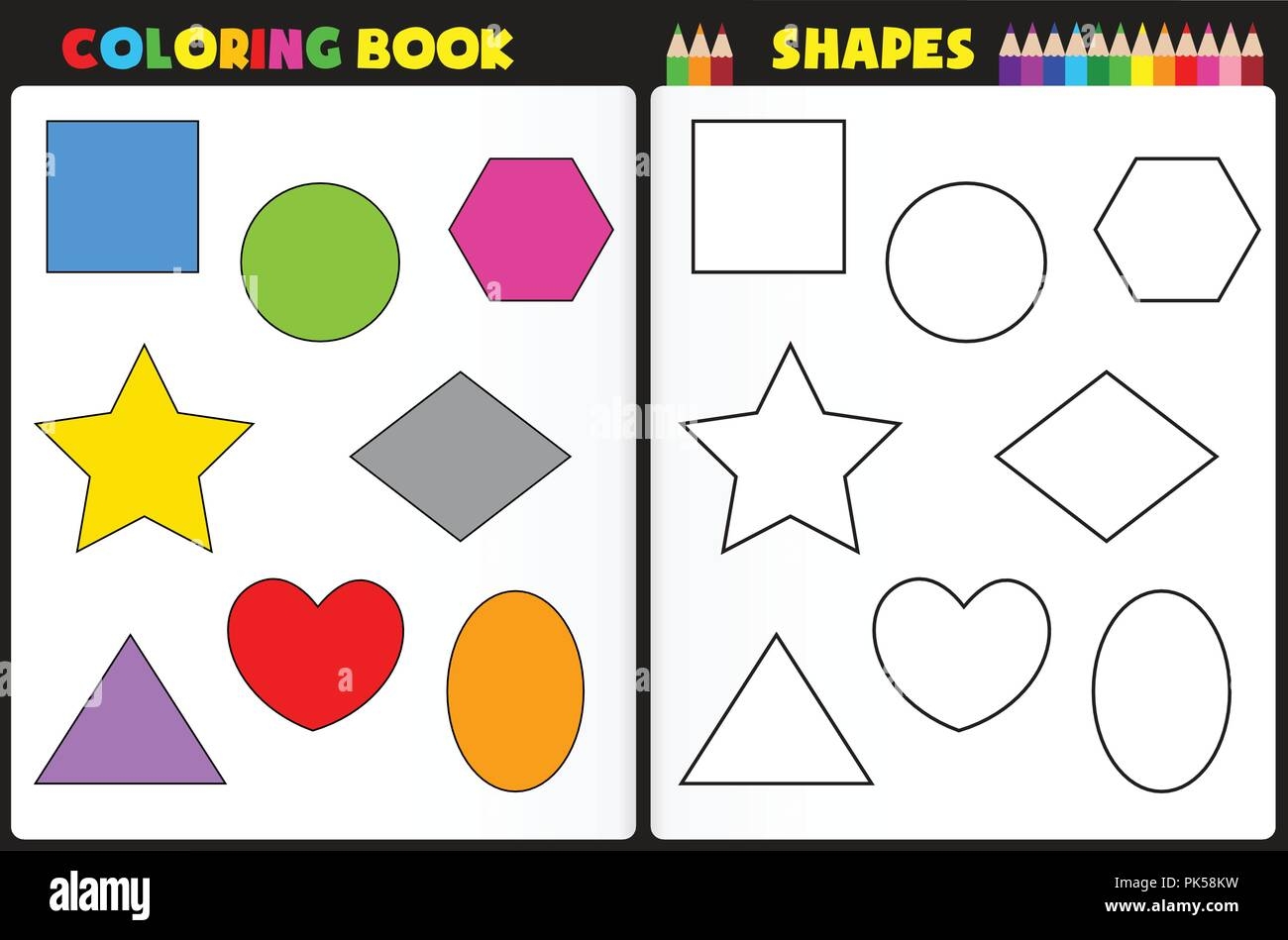 Free Printable Shapes Coloring Pages For Kids