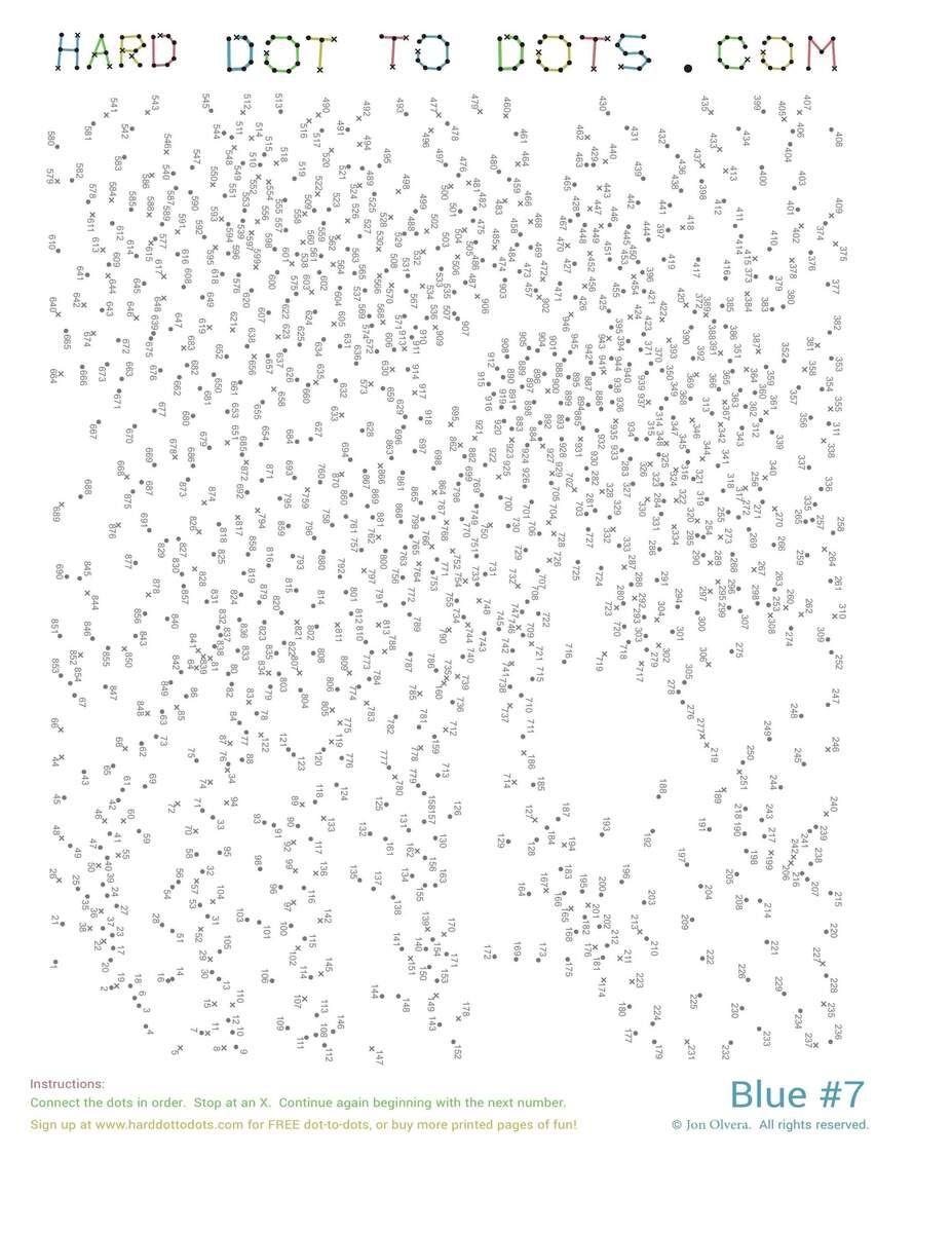 Connect The Dots Printable Extreme Etsy Connect The Dots Printable Extreme Etsy
