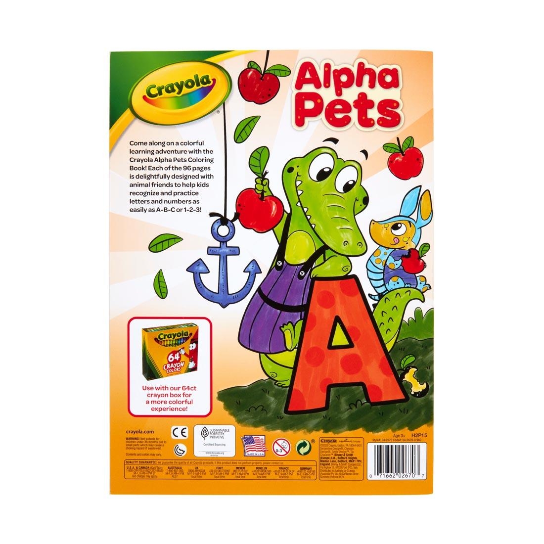 Crayola Alpha Pets Coloring Book