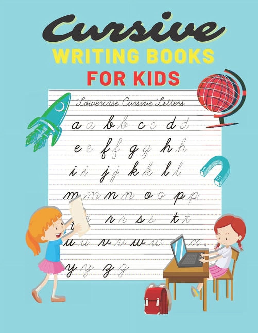 Cursive Writing Books For Kids Cursive Letter Tracing 110 Pages Ladge Size 8 5x11 Beginning Cursive Writing For Children Kids Handwriting Practice Workbook Paperback Walmart