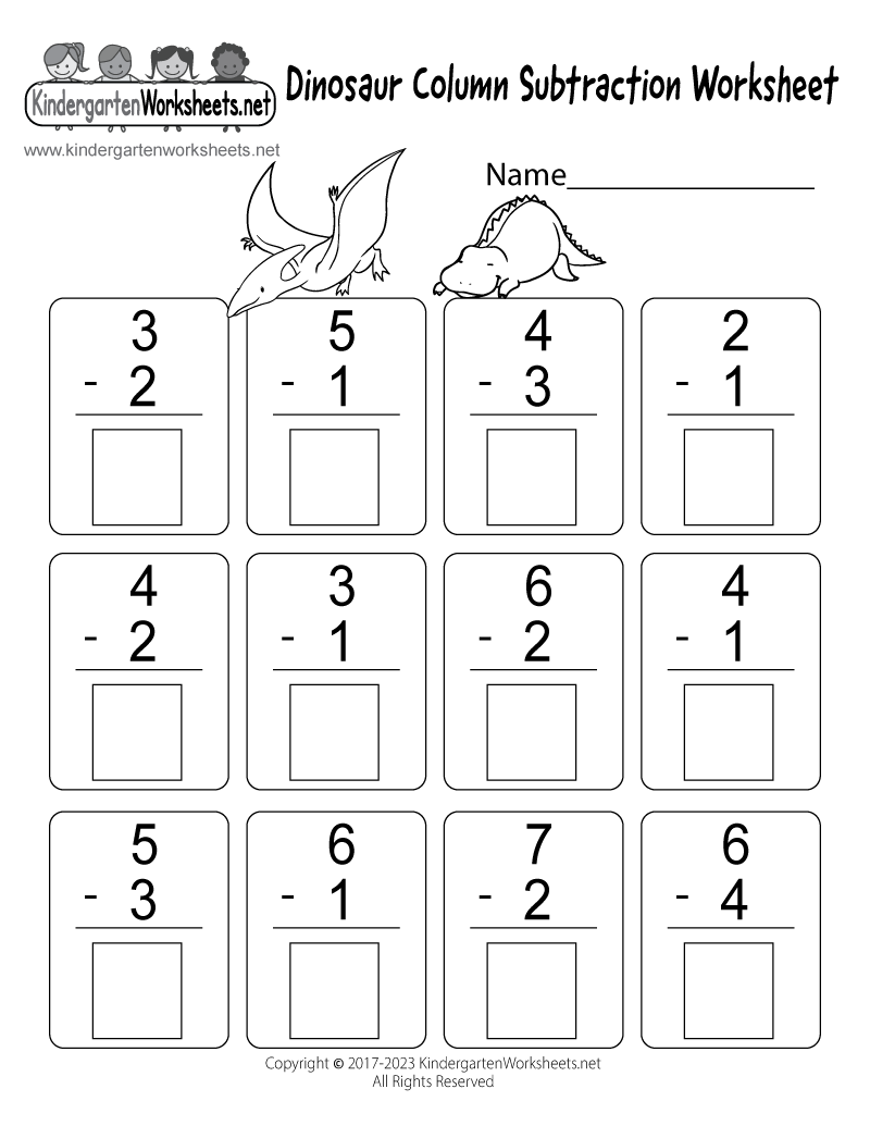 Kindergarten Subtraction Worksheet Printables Free PDF Eduflakes