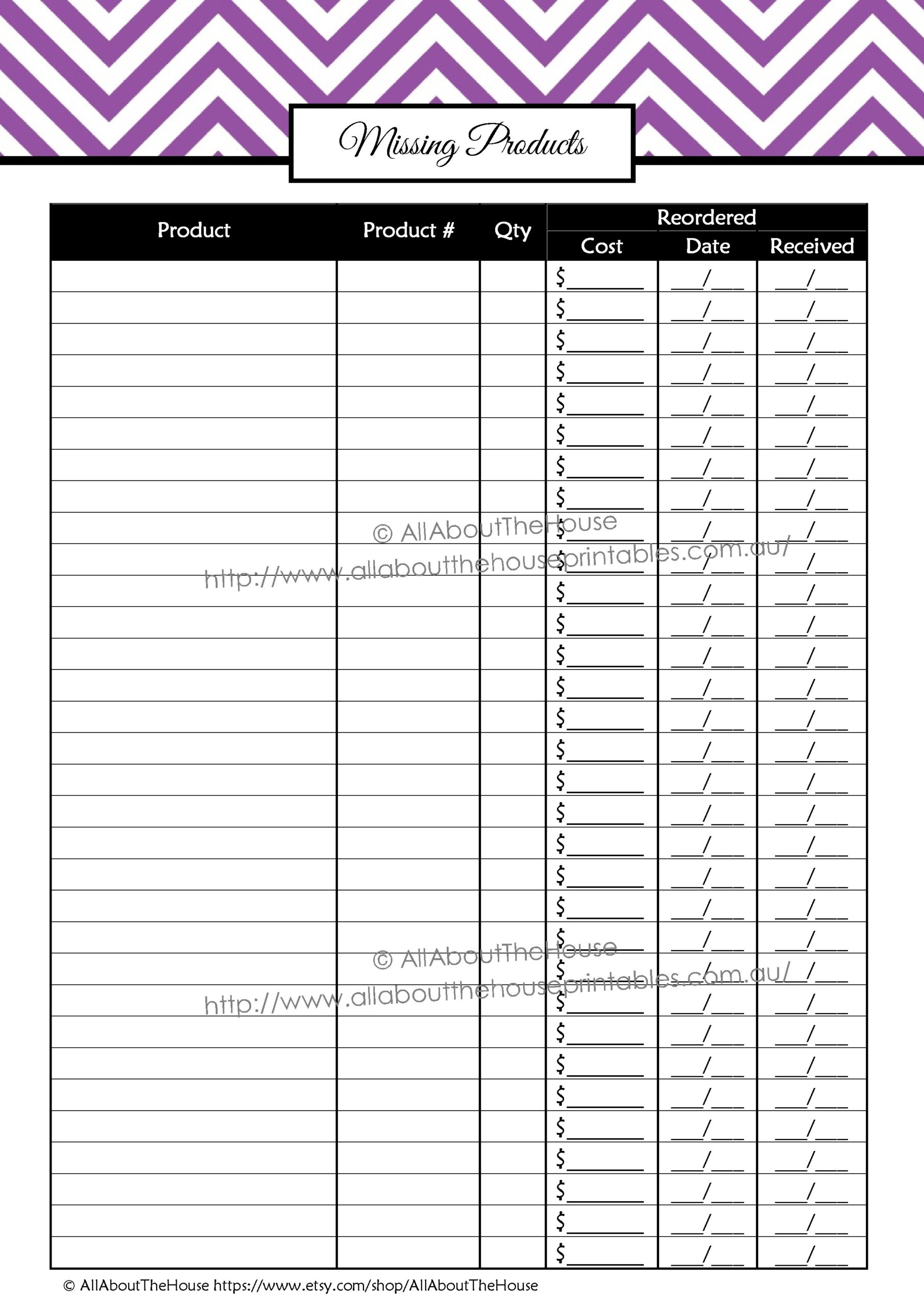 Direct Sales Planner EDITABLE AllAboutTheHouse Printables