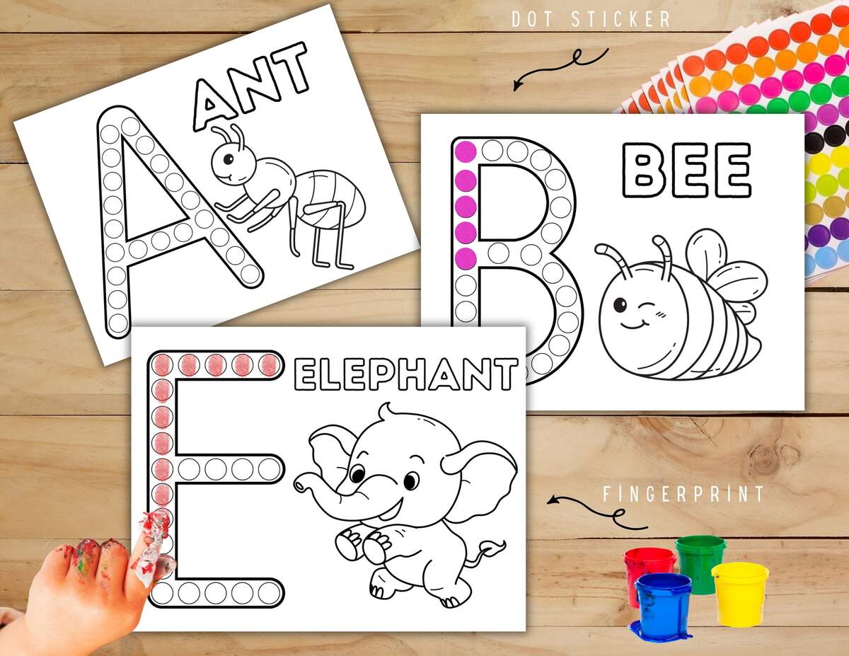 Dot Maker Printable Etsy Crayola Nick Jr Coloring Book