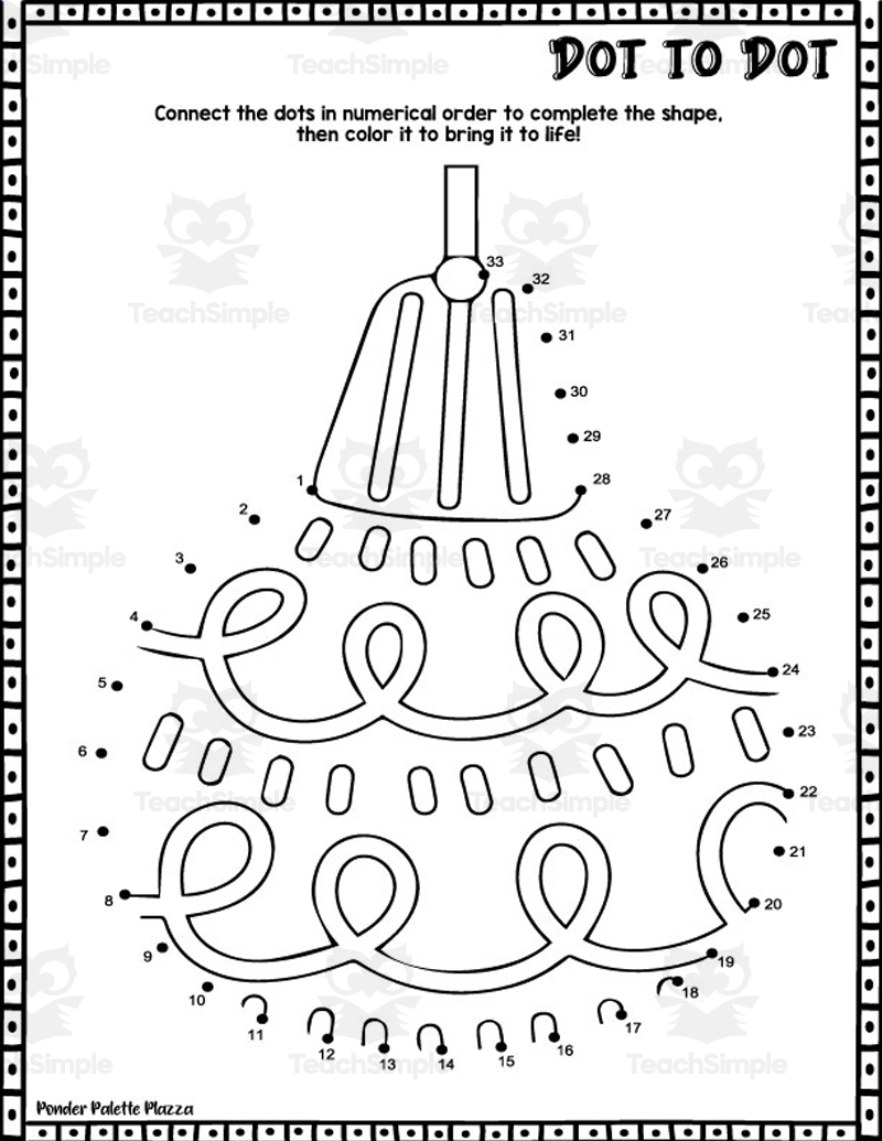 Dot To Dot Activity Winter Activity Set 3 By Teach Simple Back To School Dot Marker Pages Two Pink Peonies